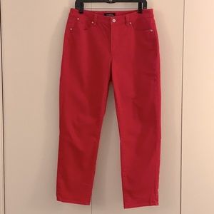 Talbots Red denim jeans (12)
